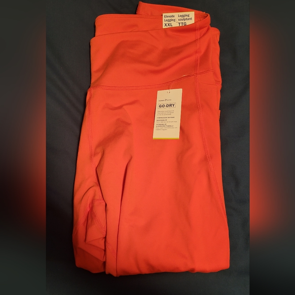 Powersoft orange leggings XXL